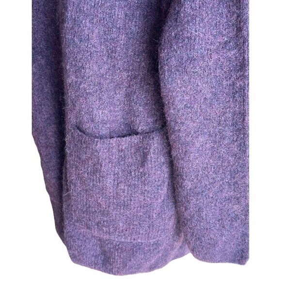 NWT H&M Mohair Blend Maxi Open Relaxed Fit Cardigan Pockets Women's Sz M - Picture 5 of 11